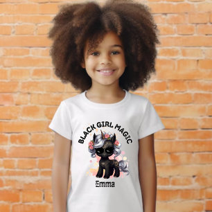 T-Shirt Magie de la fille noire
