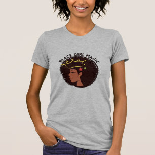 T-shirt Magie de la fille noire