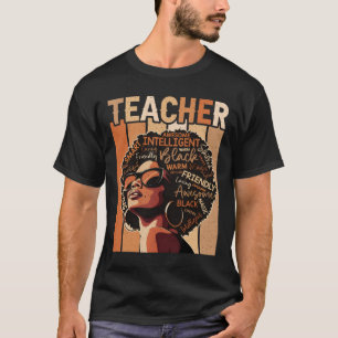 T-shirt Magie de l'enseignant noir Éducation à l'histoire
