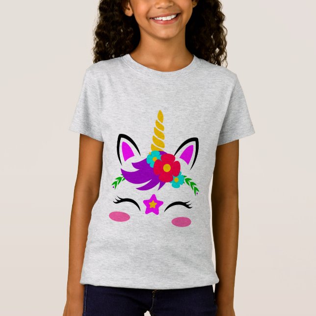 T-Shirt Magie de licorne (Devant)