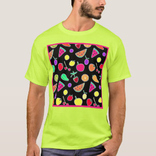 T-shirt Magie de néon tropique radiant