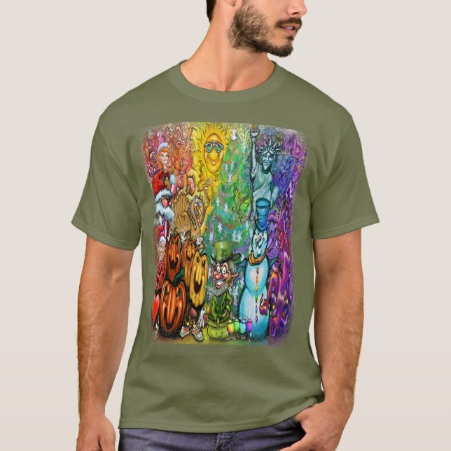 T-shirt Magie de vacances (Devant)