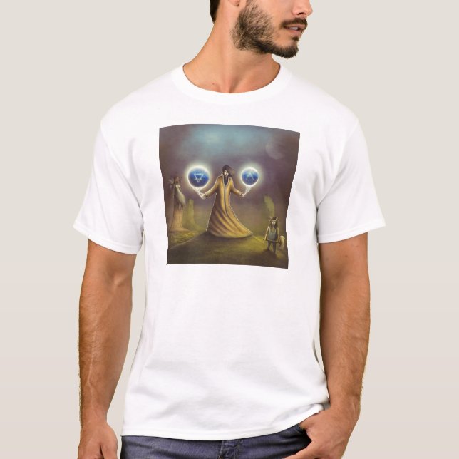 T-shirt magie d'imaginaire de magicien (Devant)