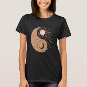 T-shirt Magie Ésotérique Occulte Pentagramme Yinyang Solei