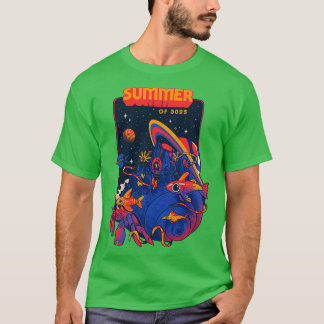 T-shirt Magie estivale de palette de couleurs alternatives