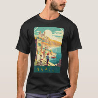 Magie méditerranéenne Naples Art Poster vintage