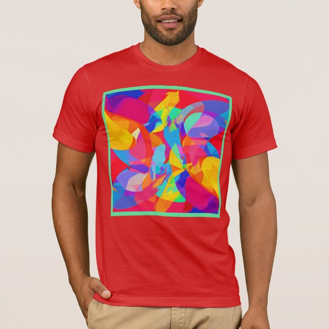 T-shirt Magie Motif colorée vive (Devant)