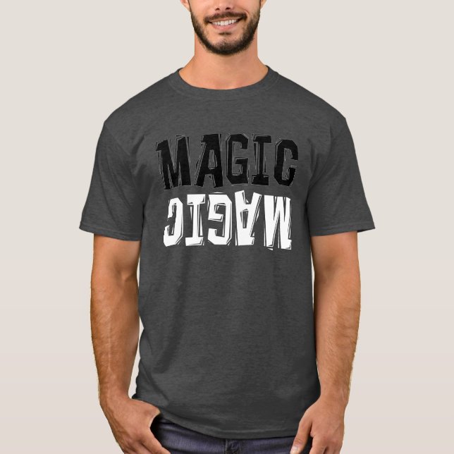 T-shirt Magie noire et blanche (Devant)