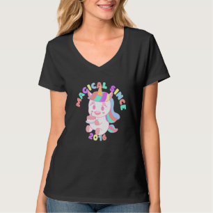 T-shirt Magique depuis 2016 Unicorn 6e anniversaire
