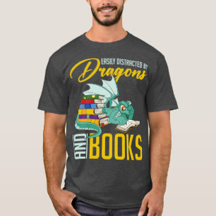 T-shirt Magique Dragon Lover Livre Lover Lecture drôle Liv