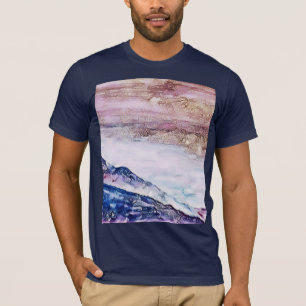 T-shirt Magique Matin Skyscape Mountains Paysage