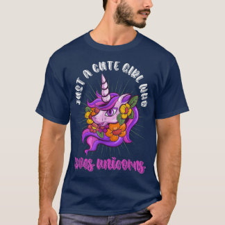 T-shirt Magique Unicorn Lover Girls Femmes Fairytale Fanta