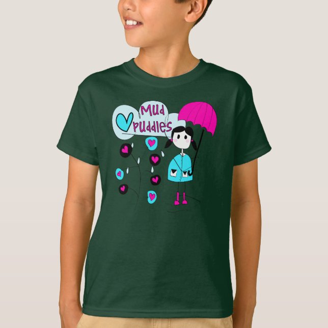 T-shirt Magmas de boue d'amour de la fille I (Devant)