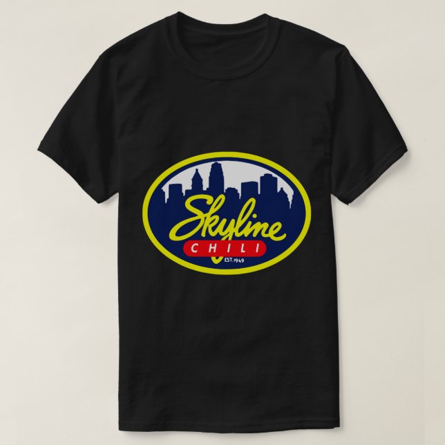 T-shirt Magnet chili Skyline (Design devant)