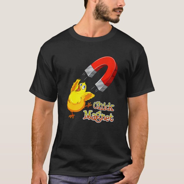 T-shirt Magnet de poussette aimant attrayant (Devant)