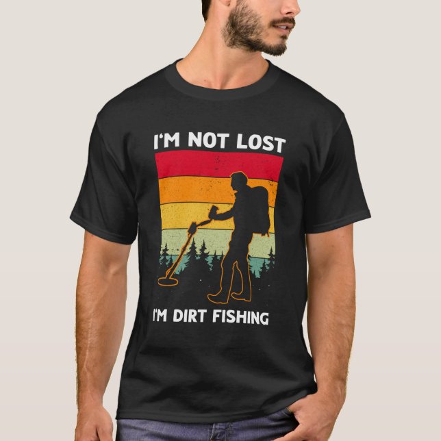 T-shirt Magnet Fisher Tools Metal Detectorist Essentials D (Devant)