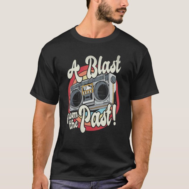 T-shirt Magnétophone Un Retour Du Passé (Devant)