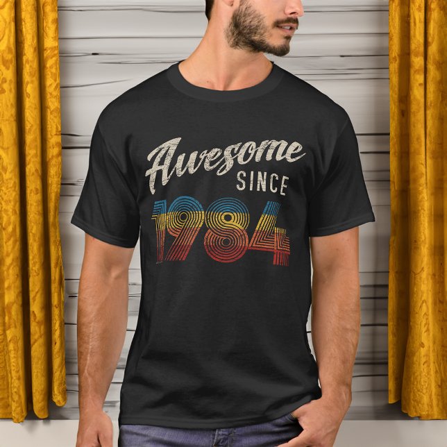 T-shirt Magnifique 1984 Anniversaire 40e Anniversaire Couc (awesome since 1984 40th birthday tshirt)
