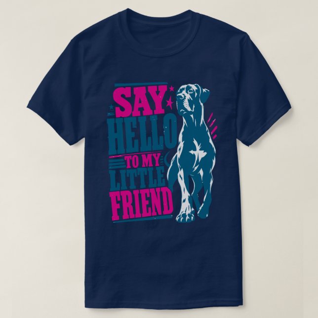 T-shirt Magnifique accueil Danois  (Design devant)
