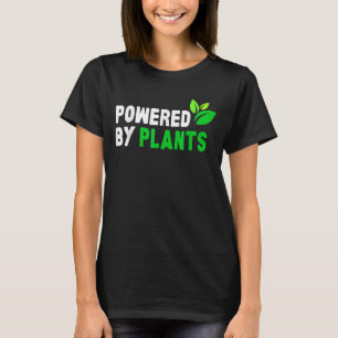 T-shirt Magnifique Alimenté Par Végétarien Plante Végétari