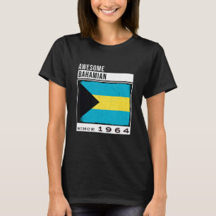 T-shirt Magnifique Bahaméen depuis 1964 Bahaméen 58ème ann