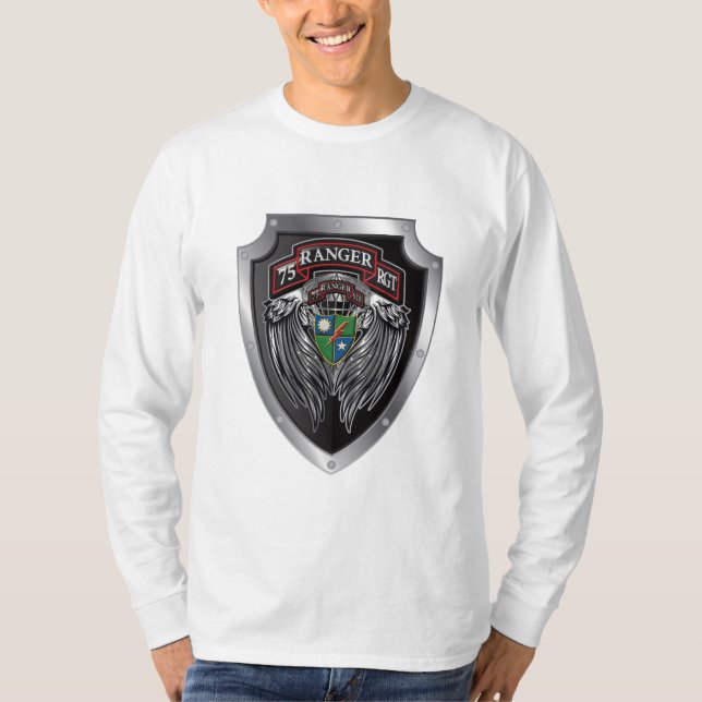 T-shirt Magnifique Bat STB 75th Ranger Regimental Scroll (Devant)