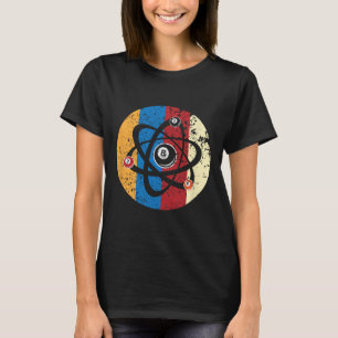 T-shirt Magnifique Billard Ball Atom Science Pool Joueur S