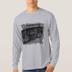 T-shirt Magnifique Boombox en détresse Rétro