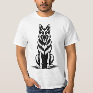 T-shirt Magnifique chien de police rétro K9 Berger Alleman