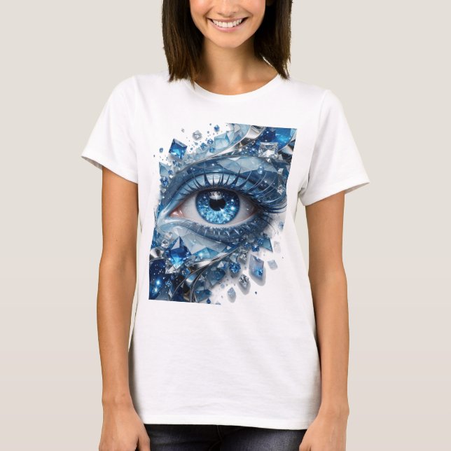 T-shirt Magnifique conception de déclaration de BLUE ICE E (Devant)