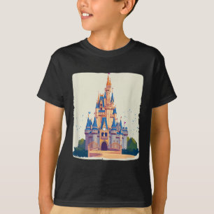 T-shirt Magnifique Costume de Château de Royaume Magique p