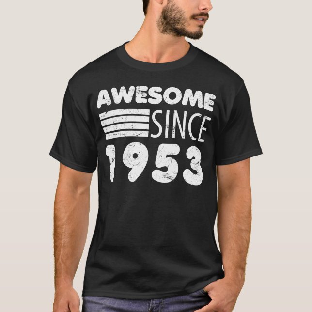 T-shirt Magnifique depuis 1953 70e anniversaire (Devant)