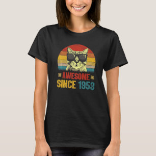 T-shirt Magnifique depuis 1953 70e anniversaire Cadeau Amo