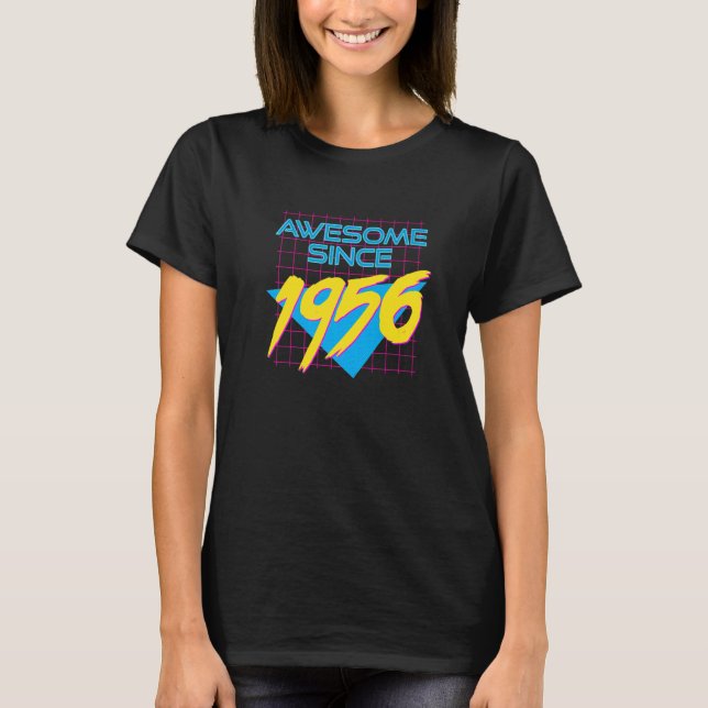 T-shirt Magnifique depuis 1956 Cool 66 ans Graphic (Devant)