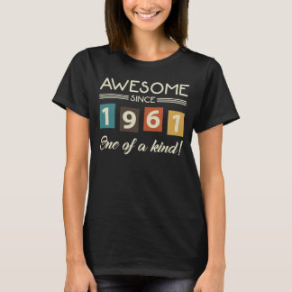T-shirt Magnifique depuis 1961 Retro 60e anniversaire