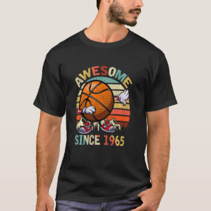 T-shirt Magnifique depuis 1965 55e anniversaire de basketb