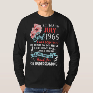 T-shirt Magnifique Depuis 1965 57e anniversaire Je suis un