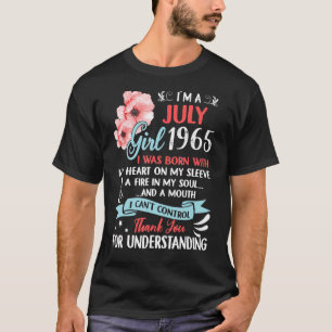 T-shirt Magnifique Depuis 1965 57e anniversaire Je suis un