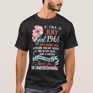 T-shirt Magnifique Depuis 1965 57e anniversaire Je suis un