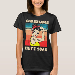 T-shirt Magnifique depuis 1966 Année 57ème anniversaire Dé