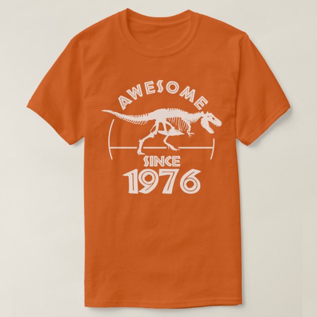 T-shirt Magnifique Depuis 1976 1 (Design devant)