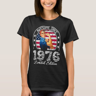 T-shirt Magnifique depuis 1976 47e anniversaire 47 ans Cad