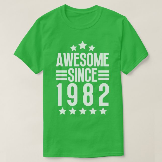 T-shirt Magnifique Depuis 1982 4 (Design devant)