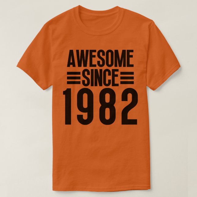 T-shirt Magnifique Depuis 1982 7 (Design devant)
