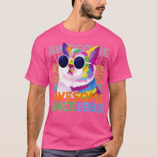T-shirt Magnifique depuis 1982 Funny Amoureux des chats 40