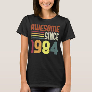 T-shirt Magnifique depuis 1984 39e anniversaire Retro Vint