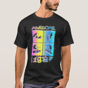 T-shirt Magnifique depuis 1987 Wakeboard lifestyle