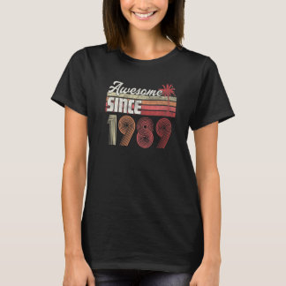 T-shirt Magnifique depuis 1989 33ème anniversaire Gif Retr
