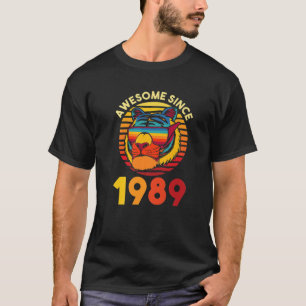 T-shirt Magnifique Depuis 1989 ! Anniversaire Tiger Lunett