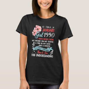 T-shirt Magnifique Depuis 1990 33ème anniversaire Je suis 